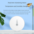 thumbnail image 4 of Tuya Smart Home ZigBee Temperature and Humidity Sensor Indoor Thermometer Monitor Works for Alexa Smart Life, 4 of 5