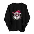 thumbnail image 4 of Neewe Christmas Sweatshirt for Women Crewneck Lightweight Long Sleeve Shirt Xmas Holiday Party Pullover Sweater Tops, 4 of 5