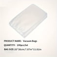 thumbnail image 4 of 100Pcs Commercial-Grade Heavy-Duty Vacuum Sealer Bags, for Food, Snacks, Fruits & Nuts Storage, Boilable, Steamable & Freezer-Safe, 4 of 13