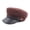 Coffee, variant on Unisex Women Men Faux Leather Brim Navy Hat Military Cadet Baseball Trucker Cap