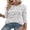 Multicolor SF224, variant on Women Blouses 3/4 Length Sleeve Loose Shirts Cute Spring Summer Blouses Pleated Plus Size Floral Tunics Crewneck Clothes