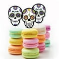 thumbnail image 4 of Day Of The Dead - Shaped Halloween Sugar Skull Party Cut-Outs - 24 Count, 4 of 7