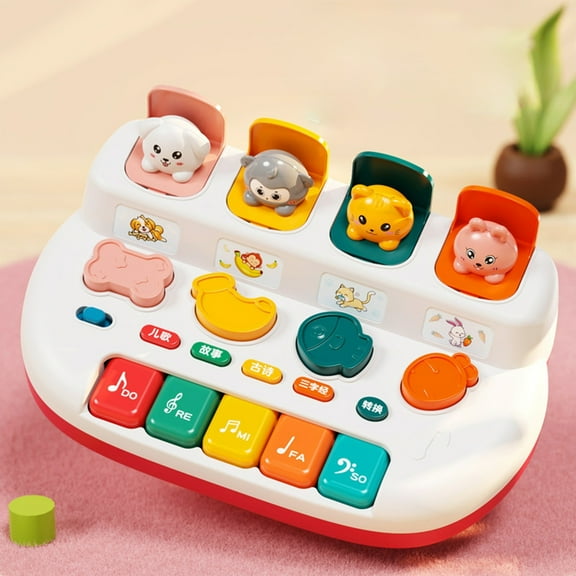 ChicYu Baby Multifunctional Electronic Keyboard Musical Enlightenment Toy with Sounds and Melodies Helping Baby’s Musical Interest and Auditory Perception