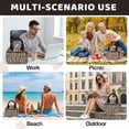 thumbnail image 4 of Inadays Lunch Box for Women, Insulated Lunch Bag Cute Corduroy Reusable Insulated Lunch Bags for Work Picnic or Travel, 4 of 8