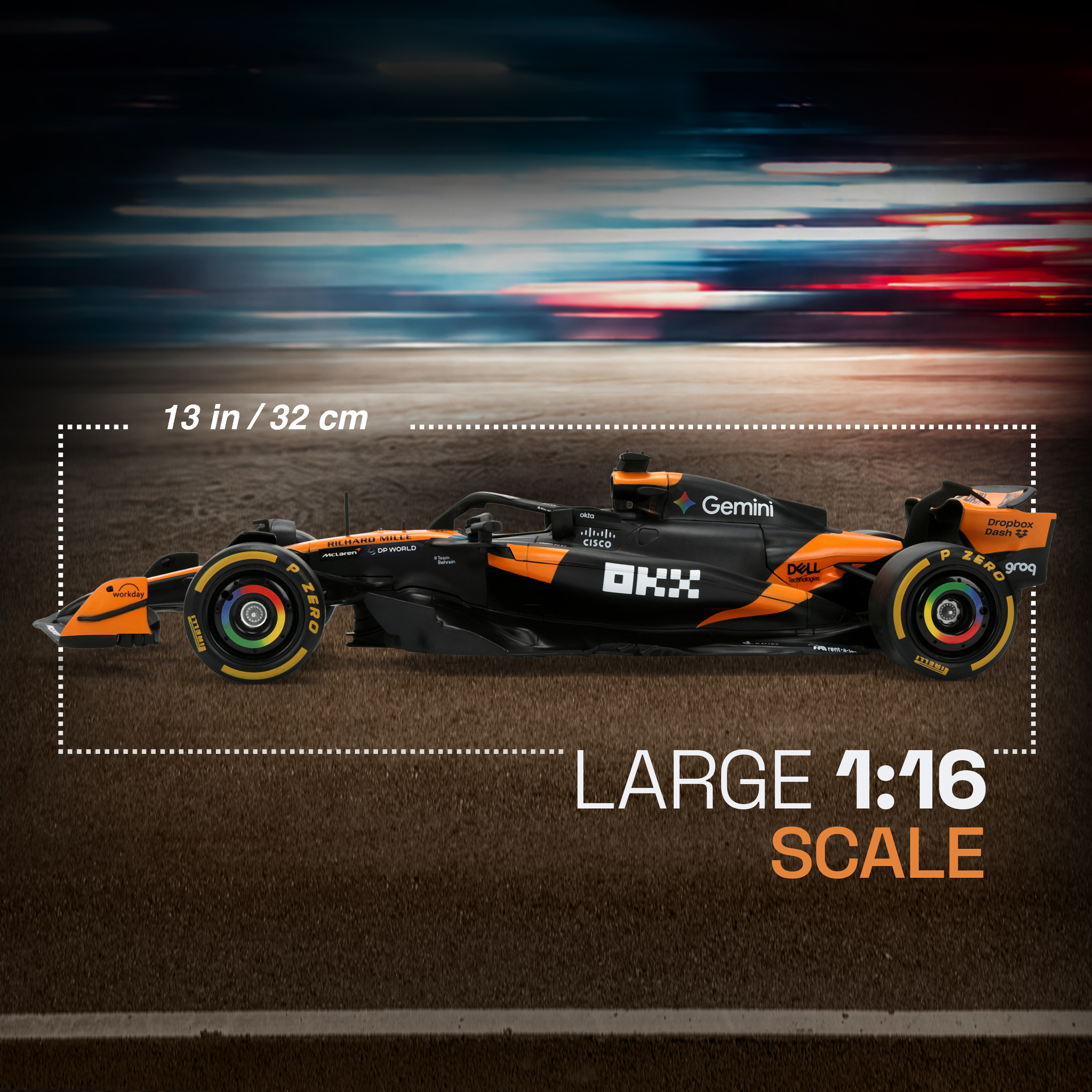 Jada Toys McLaren MCL39 1:16 RC Formula 1 Car photo 6