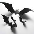 thumbnail image 4 of Decoraciones de Halloween Oso de Fresa 60 Piezas PVC Reutilizables 3D Murciélagos Aterradores, 4 of 4
