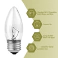 thumbnail image 3 of Bombillas Wuluretoos E26 equivalentes a candelabro LED de 60 W (8), 3 of 7