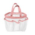 thumbnail image 1 of Portable Mesh Shower Caddy, Pink Trim, 1 of 1