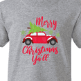 thumbnail image 4 of Inktastic Merry Christmas Ya'll with Red Car and Tree Youth T-Shirt, 4 of 5