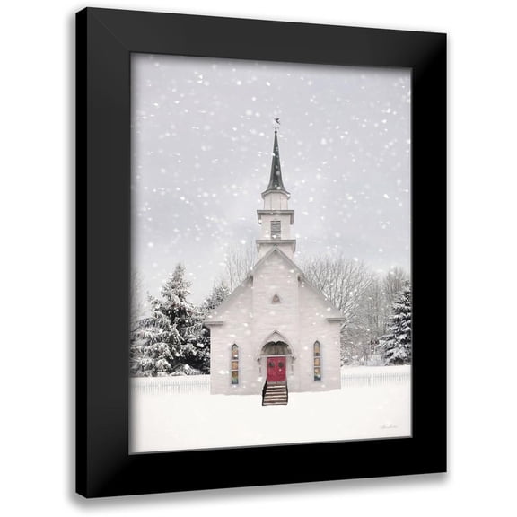 Deiter, Lori 12x14 Black Modern Framed Museum Art Print Titled - Vermont Church