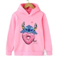 thumbnail image 2 of Sudadera con capucha con estampado de Disney Stitch Harajuku para niños de 2 a 14 años, moda urbana de otoño, jersey para niños y niñas, deportes al aire libre, 2 of 4