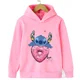 thumbnail image 2 of Sudadera con capucha con estampado de Disney Stitch Harajuku para niños de 2 a 14 años, moda urbana de otoño, jersey para niños y niñas, deportes al aire libre, 2 of 4