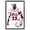Black Framed Version, variant on Michael Jordan - Watercolor Wall Poster, 22.375" x 34"