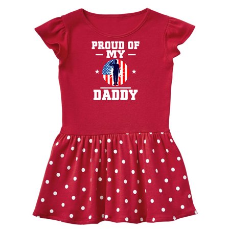 

Inktastic Military Daddy Proud Son Gift Baby Girl Dress