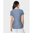 thumbnail image 2 of 32 Degrees Women's Cool Fitted T-Shirt - Xenon Blue Space Dye -Small, 2 of 2