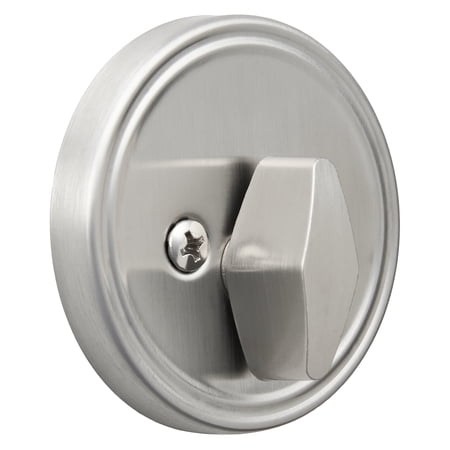 HYPER TOUGH KEYED ENTRY SINGLE CYLINDER DEADBOLT LOCK, STAINLESS STEEL FINISH