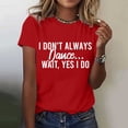 thumbnail image 2 of Womens Athletic Tops Long Sleeved Shirts for Women Casual Womens Tops Short Sleeve Turtle Neck Tee T Shirts Short Sleeve Loose Fit Summer Workout Women Shirt Size Medium Women's Red XL, 2 of 5