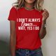 thumbnail image 2 of Camiseta informal de manga corta con estampados para mujer - Blusa holgada con cuello redondo - Top con gráfico de concienciación sobre el cáncer de mama - Camiseta de verano de poliéster suave, 2 of 5