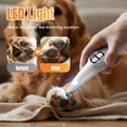 thumbnail image 5 of Mcbazel 2-in-1 Rechargeable Pet Nail Grinder & Hair Trimmer with LED Light for Small & Large Dogs Cats, 5 of 9