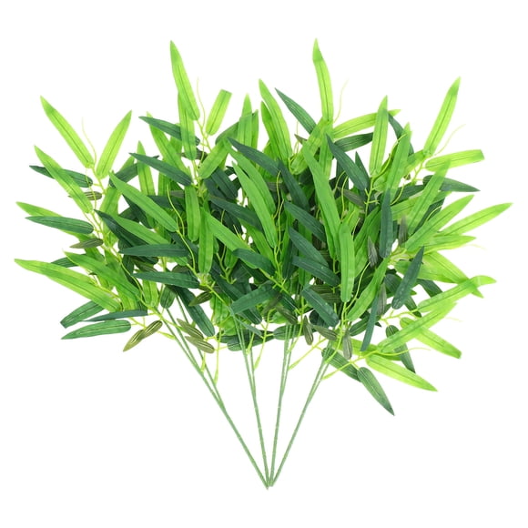 WHAMVOX 4Pcs Artificial Bamboo Plants Indoor Low Maintenance Versatile Decoration for Garden Events