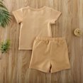 thumbnail image 3 of Newborn Toddler Kids Baby Boys Girls Summer Tops T-shirt Pocket Shorts Pants Casual Outfits Summer Clothes, 3 of 8