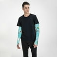 thumbnail image 5 of Fotbe Travelling on Airplane UV Sun Protection Arm Sleeves - Tattoo Cover Up - Basketball Arm Sleeve UPF 50 Cooling for Men Women, 5 of 8