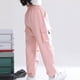 thumbnail image 4 of Odeerbi 7-15 Años Niñas Pantalones Cargo Impermeable Softshell Pantalones Cortavientos Color Sólido Casual Pantalones de Trabajo Con Bolsillo, 4 of 5