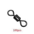 thumbnail image 4 of Soidarity 100 piezas giratorias de pesca Flexible de acero inoxidable protección giratoria barril conector de protección accesorio de aparejos Pescar 3# Soidarity DJ0448-09, 4 of 6