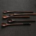 thumbnail image 2 of 1pc Long Handle Wooden Mixing Spoon Dessert Ice Cream Coffee Stirring Spoon Kitchen Tableware for Soup Cooking Mixing Stirr, 2 of 6