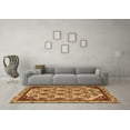 thumbnail image 3 of Ahgly Company Indoor Rectangle Abstract Brown Modern Area Rugs, 8' x 12', 3 of 4