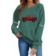 thumbnail image 2 of TaTaai Women's Valentine's Day Printed Sweatshirt, Long Sleeve Pullover Top, Round Neck Romantic Blouse, Cute Casual Wear Gift, 2 of 5