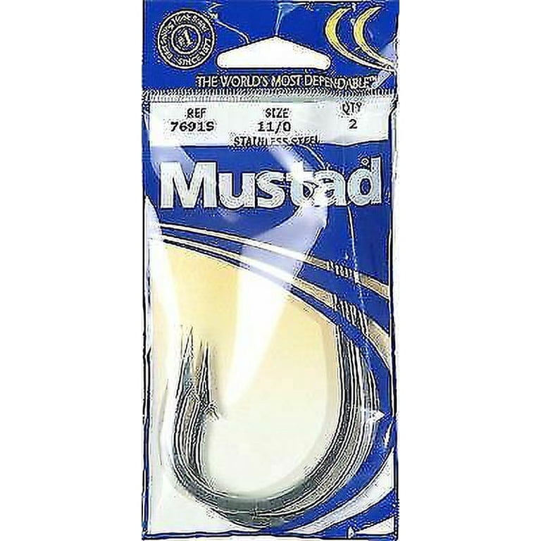 11 0 fish hooks Mustad 7691S-11/0 Tuna 3H SW Hook makes it well Wholesale 11/0 Stainless Steel Swordfish