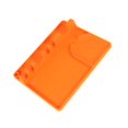 thumbnail image 2 of CNKOO Kitchen Silicone Spoon Rest 2 in 1 Tong Spatula Holder Portable Kitchen Utensil Tableware Rack  Orange, 2 of 9