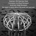 thumbnail image 5 of TOP-MAX 4PCS Stainless Steel Gutter Downspout Guard Roof Downspout Leaf Filter for Gutters Protection Guards Silver, 5 of 8