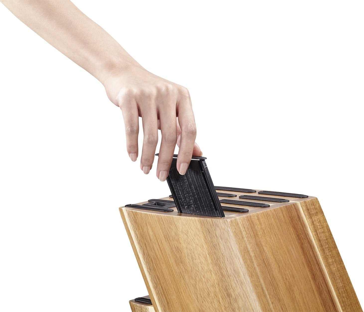 Zyliss Control Wooden 17 Slot Knife Storage Block