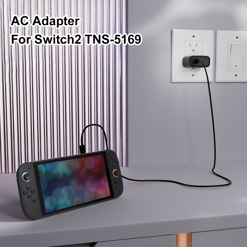 HUISZJ 60W Charger, AC Power Adapter Charger, Console AC Adapter Power Supply with USB C Cable Type C Charger