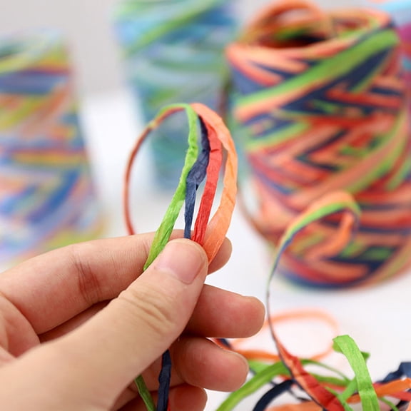 KALLORY Braided Rope Packaging Belt Burlap Ribbon Birthday Wrapping