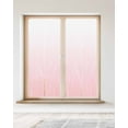 thumbnail image 2 of Window Privacy Film,Pink Ombre Lines UV Sun Blocking Window Tint Film Heat Control One Way Blackout Window Film,Simple White Pink Gradient Stripes Non Adhesive Static Cling Window Sticker 23.6x59 In, 2 of 7