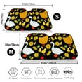 thumbnail image 3 of Fotbe Farm Goose Car Windshield Sunshade | Sun Visor Protector Front Window Shade, Keeps Out UV Rays, Keeps Your Vehicle Cool-Small, 3 of 7