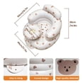 thumbnail image 2 of Silla inflable para bebés de 3 a 36 meses, silla inflable para bebés con bandeja, sofá con respaldo para bebés con bomba de aire integrada para interiores y exteriores (Brown Bear), 2 of 6