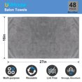 thumbnail image 2 of Juego de toallas de gimnasio UNIMADE de microfibra altamente absorbente, paquete de 48, 2 of 7