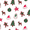Christmas Cookies, variant on Organic Cotton One Piece Coverall and Bib Set, Sizes Newborn - 18-24 Months