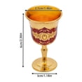 thumbnail image 2 of 8PCS Wine Goblet, Zinc Alloy Goblet, European Retro Goblet Set of 8 for Weddings, Dinner Parties,Everyday Fun Parties and More, 2 of 14