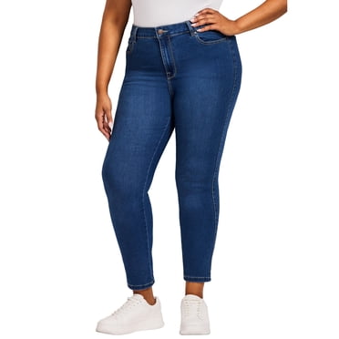 Avenue Women's Plus Size Tall Butter Denim Skinny Jean