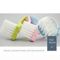 thumbnail image 4 of Toilet Cleaning Brush with Curved Bent Handle for Under Rim and Hard-to-Reach Areas | S Type V Shape Edge Brush for Corner | Floor Drain Stovepipe Sliding Door Tracks Toilet Tracks Cleaning, 4 of 9