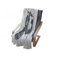 thumbnail image 4 of Motorcycle Soft Flannel Fleece Throw Blanket, Sketch Scooter with to Travel is to Live Words Hand Drawn Design, Cozy Plush for Indoor and Outdoor Use, 50" x 60", Dark Bluegrey and White, by Ambesonne, 4 of 6