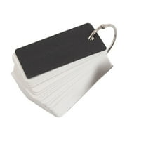 LULULION Learning Flash Cards Alphabet Cards White Paper 100Pcs