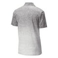 thumbnail image 6 of Yellow Rooster Mens Ombre Heather Polo White/ Graphite L, 6 of 8