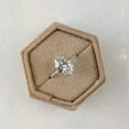 thumbnail image 6 of SOLITAIRE JEWELS 3.74Ct Oval Moissanite Diamond Engagement Ring 10K White Gold With Pave Band Hidden Halo, 6 of 9