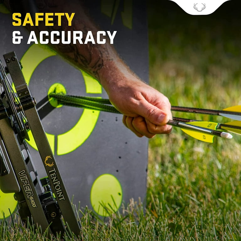 Tenpoint Molded Alpha Nocks Green 6 PK for Tenpoint Wicked Ridge